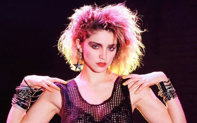 Close-up of singer Madonna